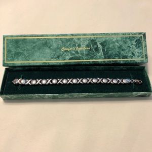 Italian 925 Sterling Silver "XOXO" Tennis Bracelet